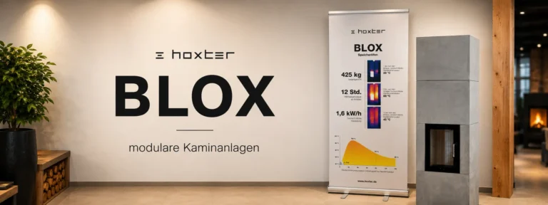 Hoxter BLOX – Der Speicherofen für moderne Wohnkonzepte